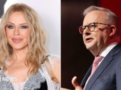 Primeiro-ministro australiano pede desculpas por comentários ‘inadequados’ sobre Kylie Minogue