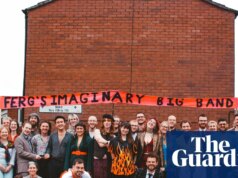Quarenta e um membros e contando! Ferg’s Imaginary Large Band, o gigantesco grupo de jazz de Leeds que abraça o ‘caos, a imperfeição e tudo mais’