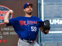Max Scherzer, do Blue Jays, fará a reabilitação começar na quarta-feira com Buffalo AAA