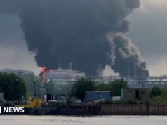 Ucrânia atinge importante terminal petrolífero em São Petersburgo, na Rússia