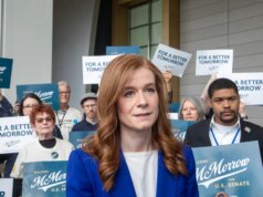 Mallory McMorrow suspende campanha para o Senado em Michigan