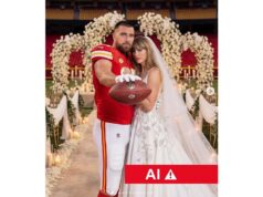Taylor & Travis – como as imagens de IA preenchem a lacuna quando não há notícias