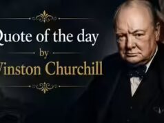 Citação do dia de Winston Churchill: "Estou preparado para encontrar meu Criador. Se o meu Criador está preparado para a grande provação de me encontrar é outra questão."