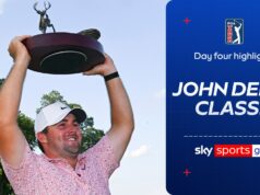 Gotterup vence por UMA tacada após acidente de Kohles no John Deere Basic