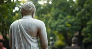 Provérbio religioso do dia da Tailândia: "Cole folhas de ouro nas costas de uma estátua de Buda" nos inspira a fazer o bem quando ninguém está olhando