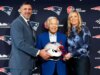 Mike Vrabel fez um movimento revelador com sua esposa antes do casamento de Taylor Swift, e é uma má aparência